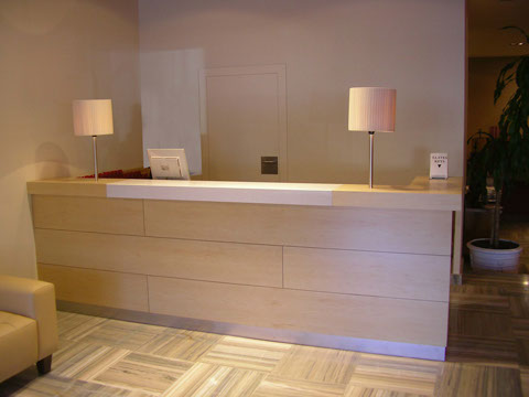 Recepción del Hotel Alcázar